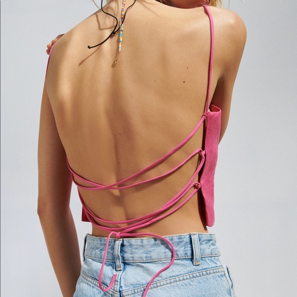 Zara blogger fav flowy crop top - Picture 1 of 2